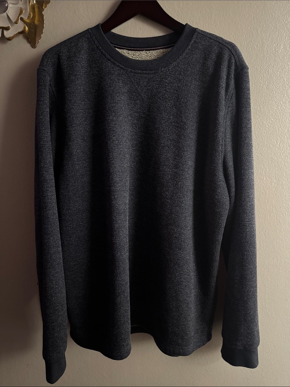 Men's Dark Charcoal Crewneck Sweater - Classic Everyday Knit